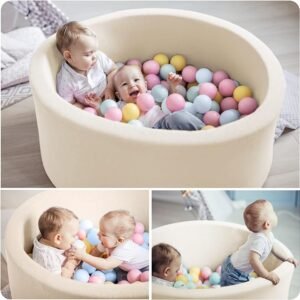 Memory Foam Ball Pit (Includes 200 Plastic Balls)