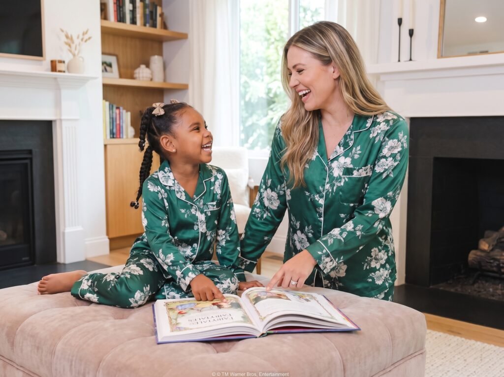 mom narrating a story to her child, bellzbuz